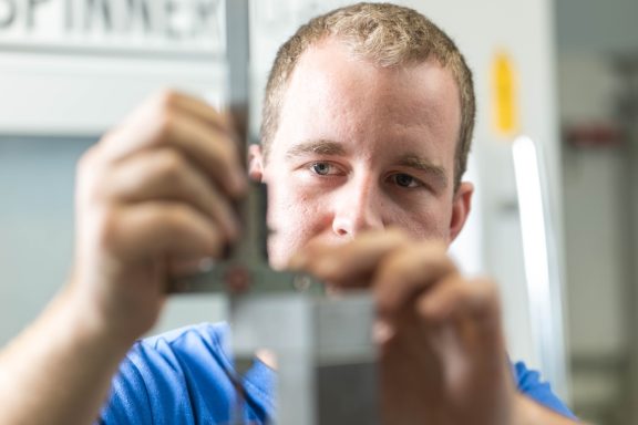 Messen auf ein 100stel